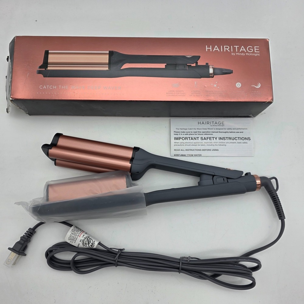 Hairitage By Mindy McKnight Catch The Wave Deep Waver OPEN BOX